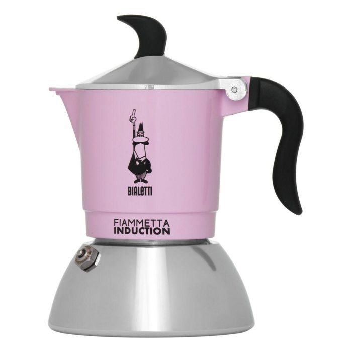 Cafetera Italiana Bialetti 29589 Acero Inoxidable Aluminio 2 Tazas Rosa 8
