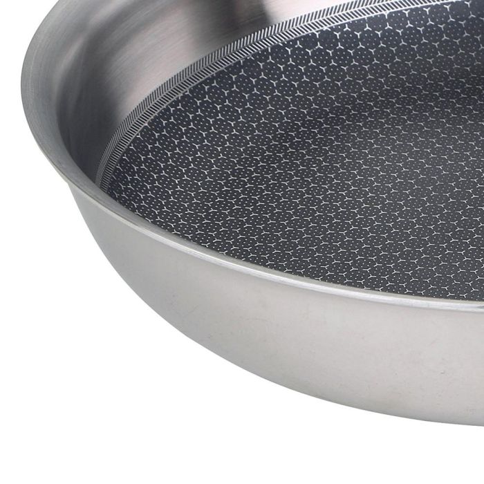 Masterpro Sarten de acero inoxidable Hi-Tech 3 Ø20 cm Bgmp-1630, antiadherente, inducción, gas, vitrocerámica 3 Masterpro Sarten de acero inoxidable Hi-Tech 3 Ø20 cm Bgmp-1630, antiadherente, inducción, gas, vitrocerámica 3