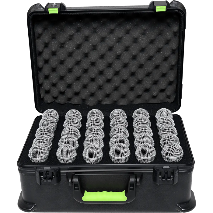 SBG Estuche de Transporte de Polietileno para 30 Micrófonos con Cierre TSA 3