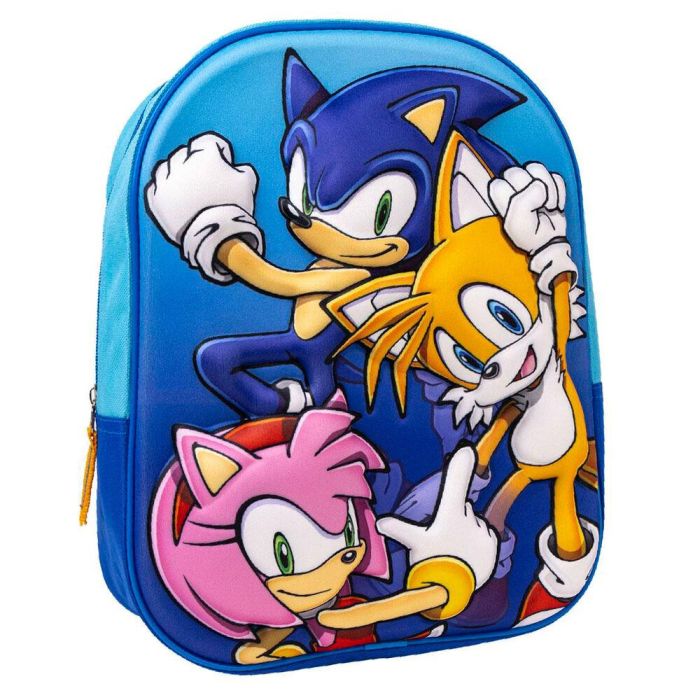 Mochila infantil 3D sonic 25.0 x 31.0 x 9.0 cm 1 Mochila infantil 3D sonic 25.0 x 31.0 x 9.0 cm 1