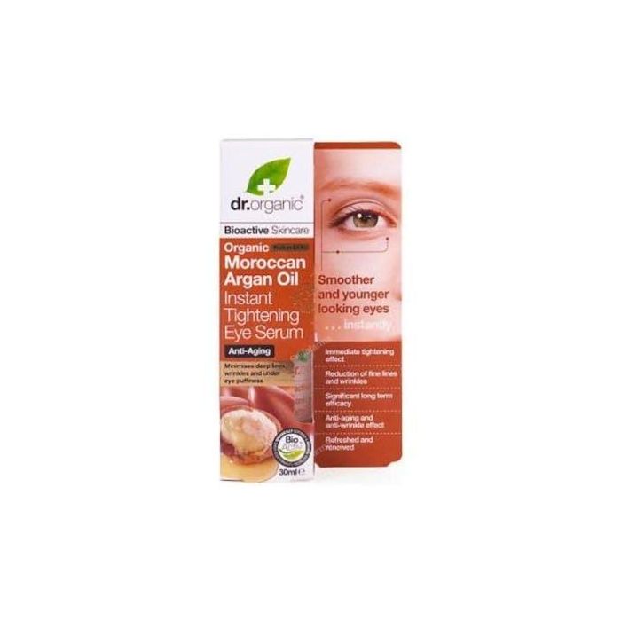 DR. ORGANIC Suero Contorno de Ojos Firmeza con Argán Marroquí Anti-Arrugas y Hinchazón 30ml