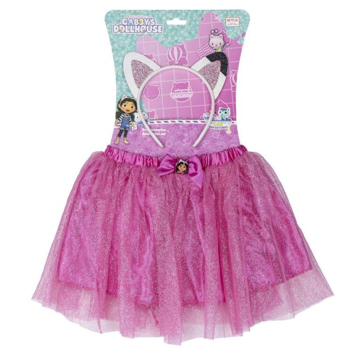 Cerdá Accesorios de Belleza Tutú y Diadema Casa de Gabby para Niñas, Color Rosa, Talla 2-4 años, Edad +3 años 0 Cerdá Accesorios de Belleza Tutú y Diadema Casa de Gabby para Niñas, Color Rosa, Talla 2-4 años, Edad +3 años 0