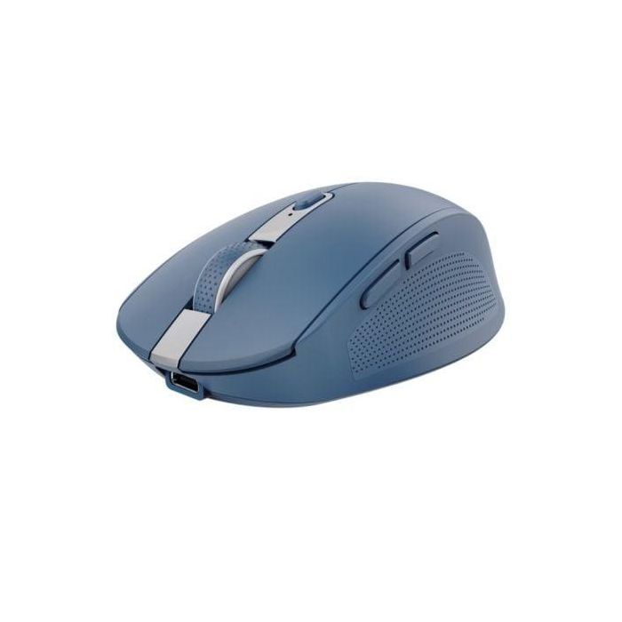 Ratón Inalámbrico por Bluetooth Trust Ozaa Compact Wireless/ Batería recargable/ Hasta 3200 DPI/ Azul Ratón Inalámbrico por Bluetooth Trust Ozaa Compact Wireless/ Batería recargable/ Hasta 3200 DPI/ Azul