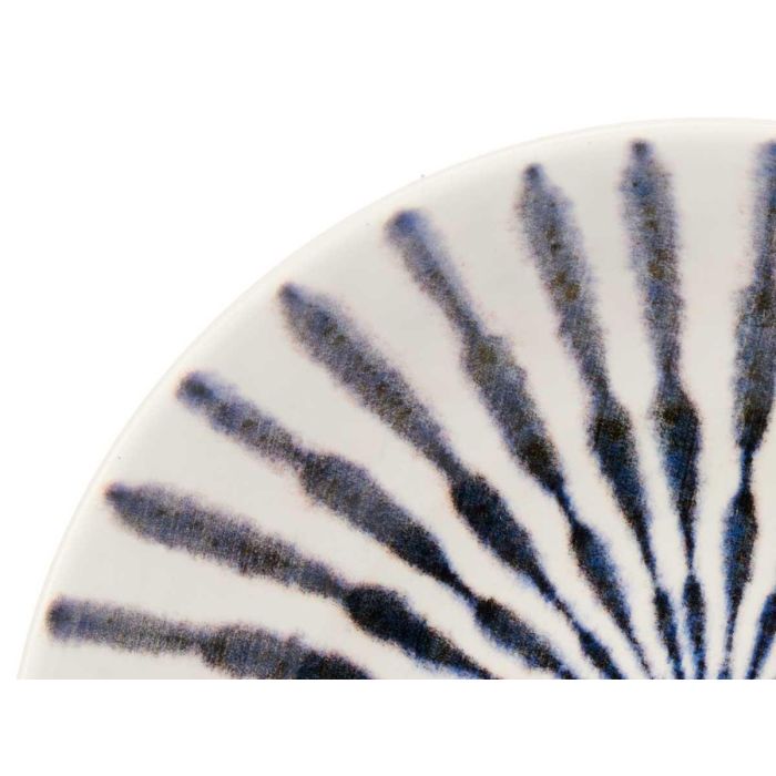 Plato Porcelana Hondo 21Cm Raya Azul Vessia (24 Unidades) 3 Plato Porcelana Hondo 21Cm Raya Azul Vessia (24 Unidades) 3