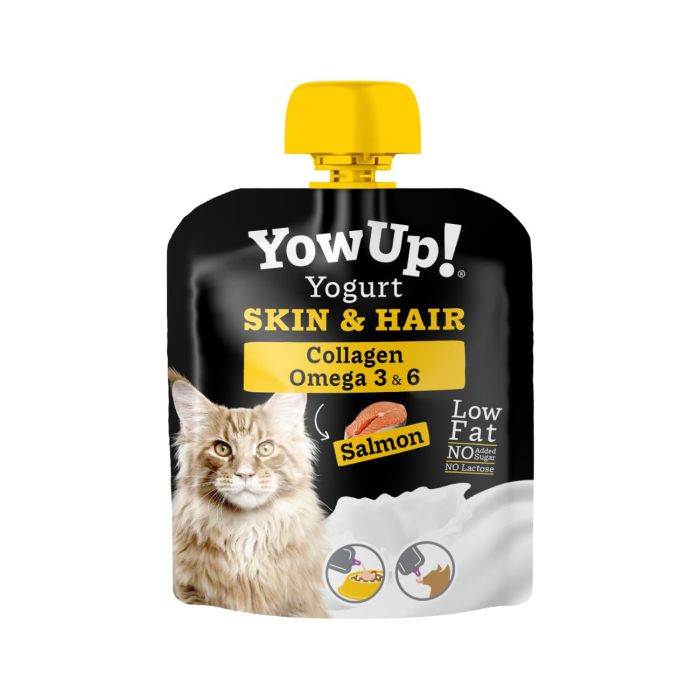 Yow Up! 8437023761113 Yogur Salmón Gato Piel y Pelo con Omega 3 y Colágeno 85g Caja 10 Unidades 2 Yow Up! 8437023761113 Yogur Salmón Gato Piel y Pelo con Omega 3 y Colágeno 85g Caja 10 Unidades 2
