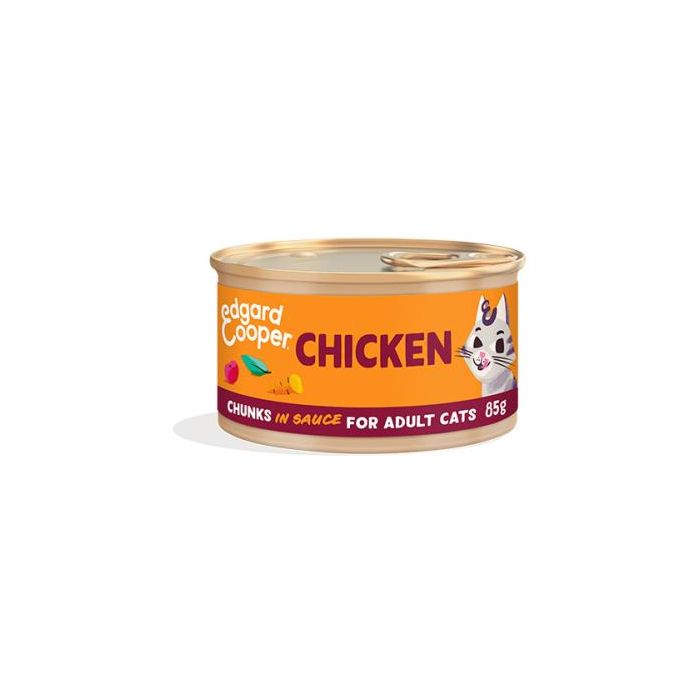 Feline Adult Trocitos de Pollo de Corral en Lata - 18 unidades de 85 gr Feline Adult Trocitos de Pollo de Corral en Lata - 18 unidades de 85 gr