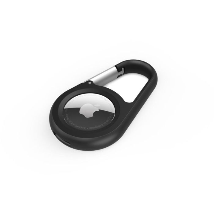 Belkin Secure Holder con mosquetón para Apple AirTag, negro 1 Belkin Secure Holder con mosquetón para Apple AirTag, negro 1