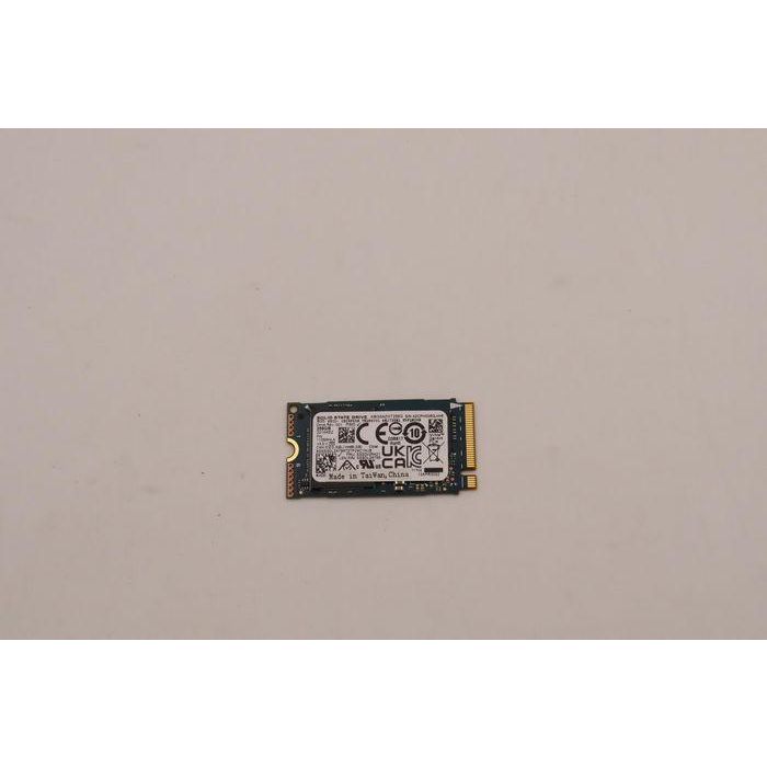Lenovo M.2 2242 SSD, 256GB capacity, PCIe 4.0 x4 interface, OPAL compliant, designed for high-speed internal storage. Lenovo M.2 2242 SSD, 256GB capacity, PCIe 4.0 x4 interface, OPAL compliant, designed for high-speed internal storage.