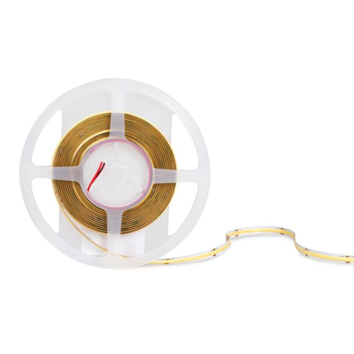 Tira LEDs COB 50W 5.000Lm CRI90 6000ºK IP20 24VDC x5M 50.000H [SUR-FCOB378-24V-CW 1