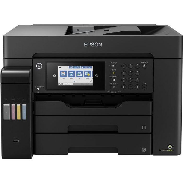 Epson ET-16655 Multifunción Inkjet A3 25ppm Impresión Doble Cara USB LAN Wi-Fi Negra 1