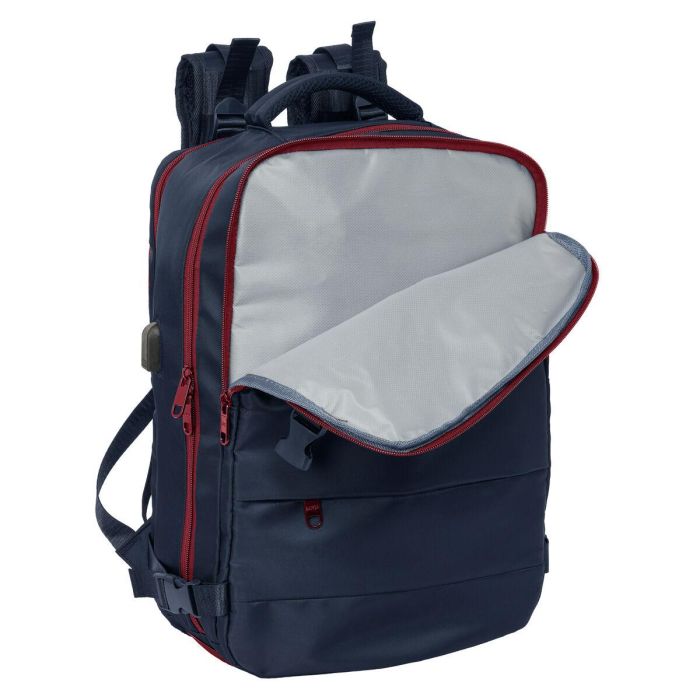 Mochila Escolar F.C. Barcelona Azul Granate 9 Mochila Escolar F.C. Barcelona Azul Granate 9