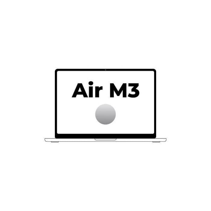 Apple MC9J4Y/A MacBook Air Portátil 15.3" Liquid Retina Chip M3 (8C CPU/10C GPU), 24GB RAM, 512GB SSD, Plata Apple MC9J4Y/A MacBook Air Portátil 15.3" Liquid Retina Chip M3 (8C CPU/10C GPU), 24GB RAM, 512GB SSD, Plata