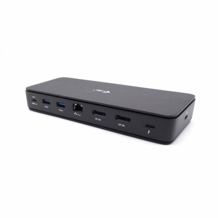 Hub USB i-Tec TB4DUALDPDOCKPDPRO Negro 1