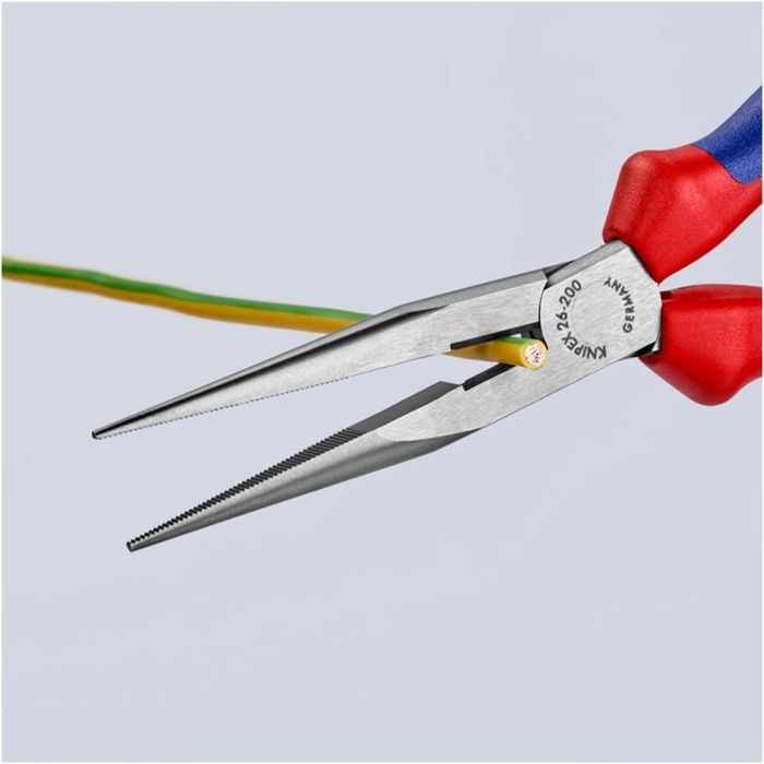 Knipex Alicates de punta larga con cortador, boca cigüeña, 200 mm 3 Knipex Alicates de punta larga con cortador, boca cigüeña, 200 mm 3
