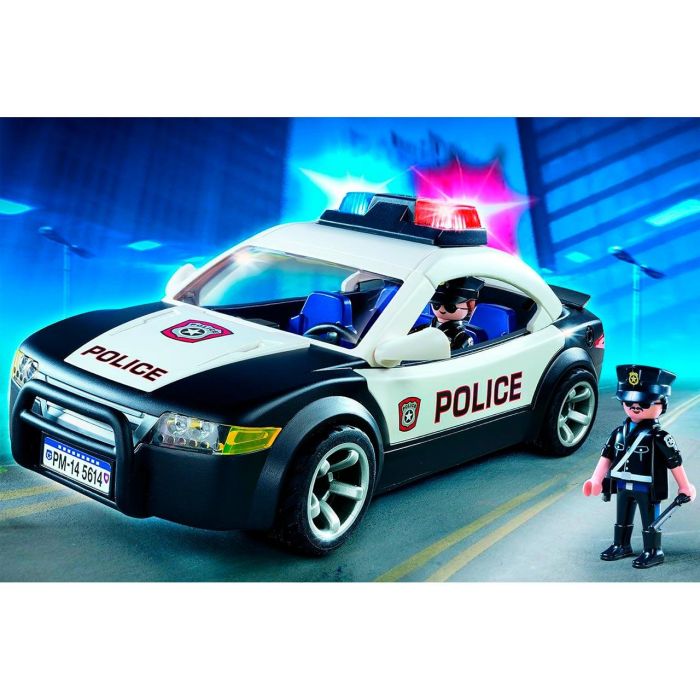 Playmobil 5673 Coche de Policía City Action Americano con 2 figuras y luz intermitente 2 Playmobil 5673 Coche de Policía City Action Americano con 2 figuras y luz intermitente 2