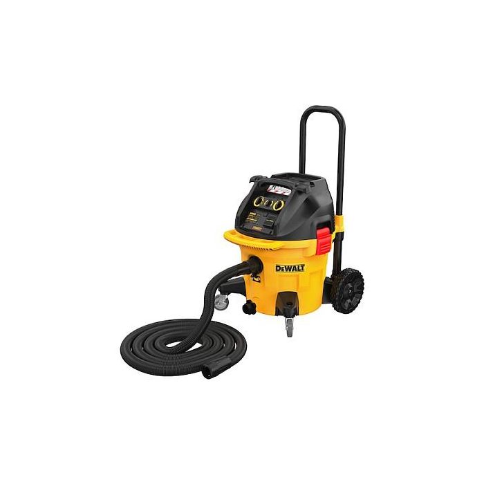 DeWALT DWV905H-QS Aspiradora Industrial Clase H, seca y húmeda, 38L, 1400W, 25 kPa, color amarillo 7 DeWALT DWV905H-QS Aspiradora Industrial Clase H, seca y húmeda, 38L, 1400W, 25 kPa, color amarillo 7