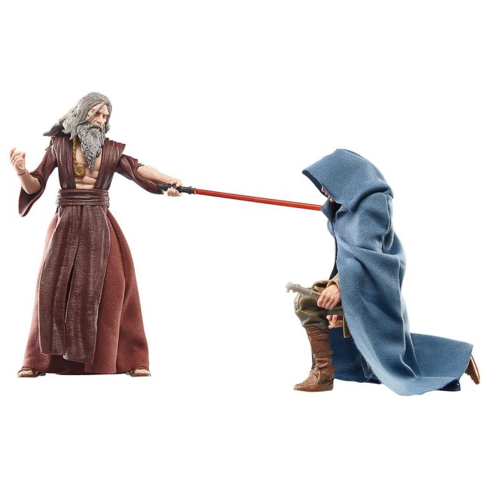 Hasbro Star Wars Pack 4 Figuras The Last Command F9227 Luke Skywalker, Luuke, Joruus C'baoth y Mara Jade Serie Black +4 años 1