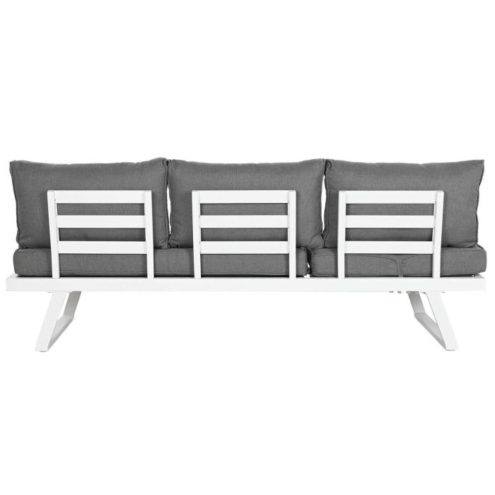 Sofa DKD Home Decor Gris 68 x 65 x 198 cm Set de 3 2