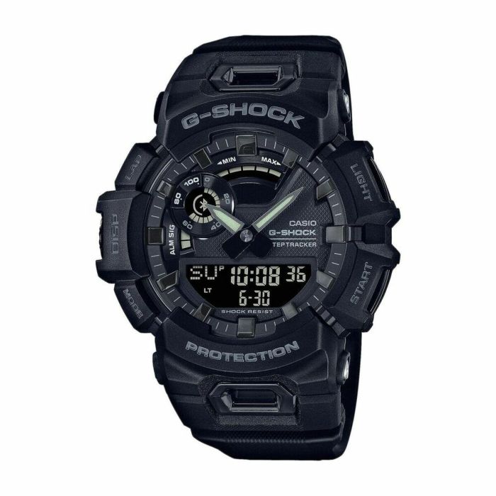 Casio G-SHOCK Reloj Multifunción Negro - Resistente a Golpes, Bluetooth Inteligente, Contador de Pasos, Luz LED Automática