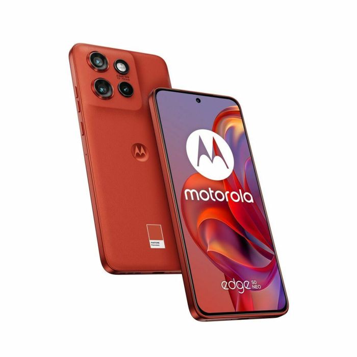 Smartphone Motorola Edge 50 Neo Pantone Poinciana 256 GB 6,36" 8 GB RAM Rojo 5G 2 Smartphone Motorola Edge 50 Neo Pantone Poinciana 256 GB 6,36" 8 GB RAM Rojo 5G 2