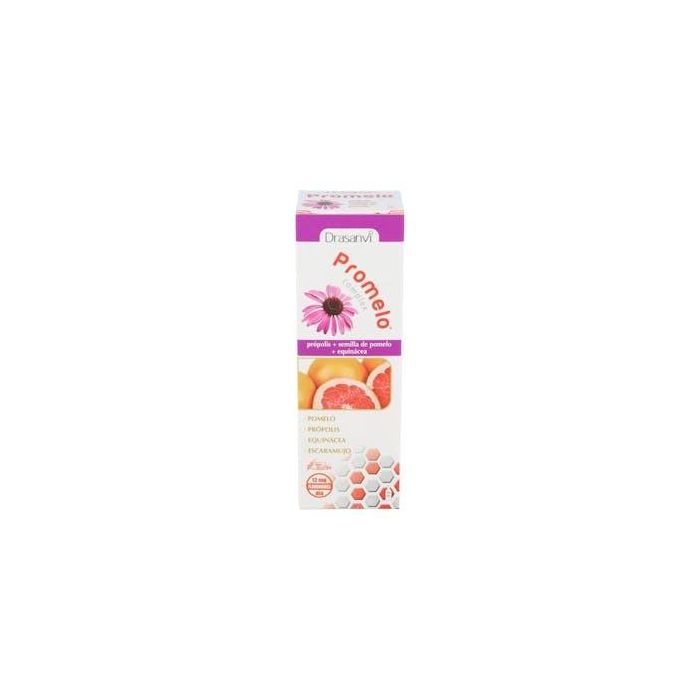 DRASANVI Promelo Complex 50ml, Complemento para el Sistema Inmunitario con Própolis, Equinácea, Pomelo y Escaramujo