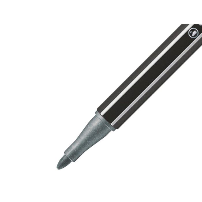 Stabilo Rotulador Pen 68 Metallic Plata Caja 10 Ud 4