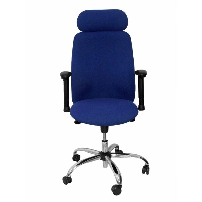 Silla de Oficina con Cabecero Fuente P&C BALI229 Azul 15 Silla de Oficina con Cabecero Fuente P&C BALI229 Azul 15
