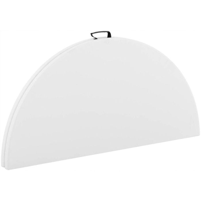 Marbueno Mesa Plegable Resina Blanco D.122x74 cm Catering, Playa y Camping 10530 1