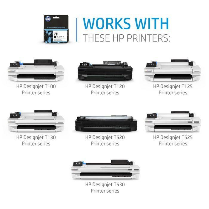 Hp Tinta Cian Designjet T120-T520 - Nº 711 13 Hp Tinta Cian Designjet T120-T520 - Nº 711 13