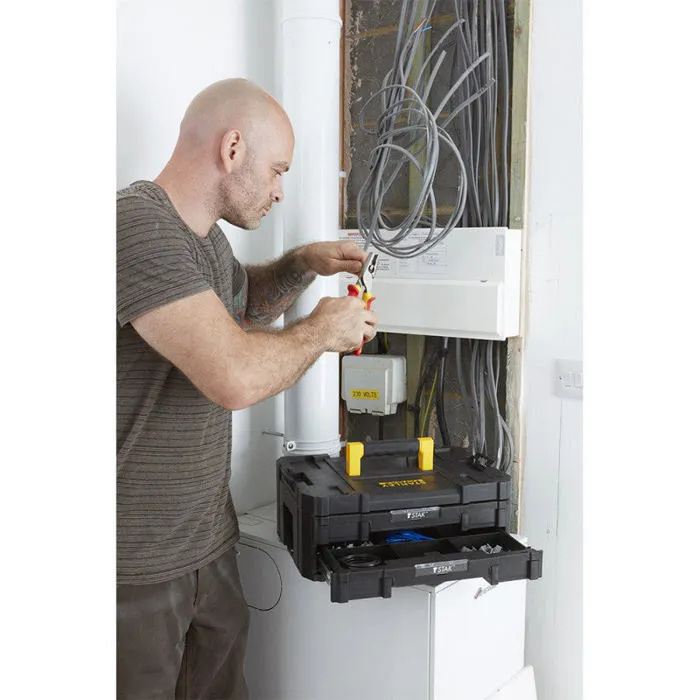 Stanley Maletín Tstak-Fatmax 8 l con 2 cajones, Ref. FMST1-71969, 44 x 33,17 x 17,6 cm 1