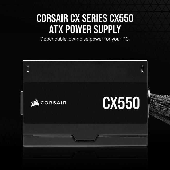 Fuente de alimentación - CORSAIR - CX550 - 80 PLUS Bronze ATX Power 3 Fuente de alimentación - CORSAIR - CX550 - 80 PLUS Bronze ATX Power 3