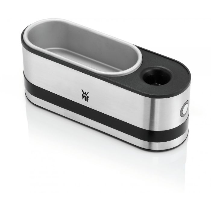 WMF 0415020011 KÜCHENminis - Cocedero de huevos para 2 unidades, Acero inoxidable, Negro/Acero inoxidable, 250 W 2