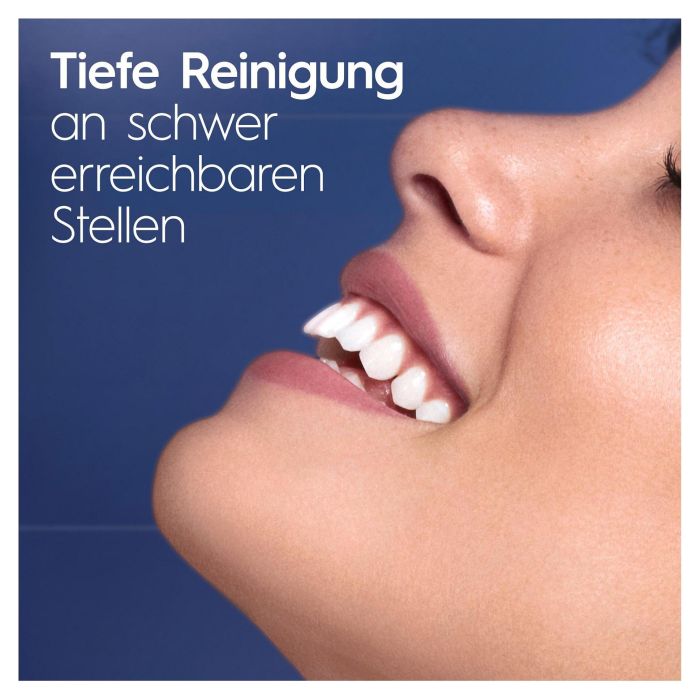 Oral-B Oxyjet JAS23 Munddusche con Bluetooth, Sensor de Presión Inteligente, Temporizador y Cargador - Blanco