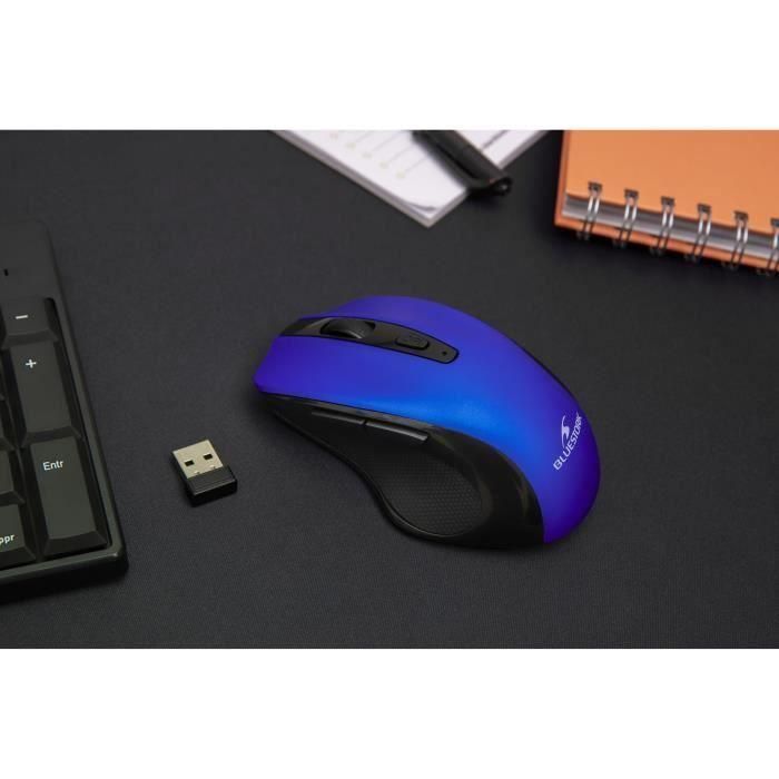 Ratón Inalámbrico - BLUESTORK - OFFICE 75 - Recargable - PC/MAC - Azul 4 Ratón Inalámbrico - BLUESTORK - OFFICE 75 - Recargable - PC/MAC - Azul 4