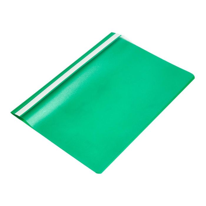 Carpeta Dossier Fastener Plastico Q-Connect Din A4 Verde 25 unidades 4