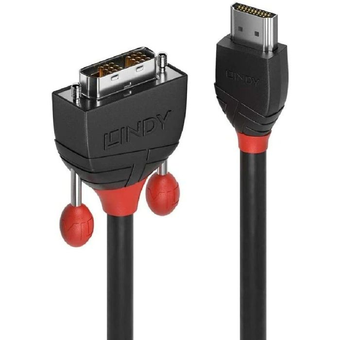 Cable HDMI a DVI LINDY 36271 Negro 1 m