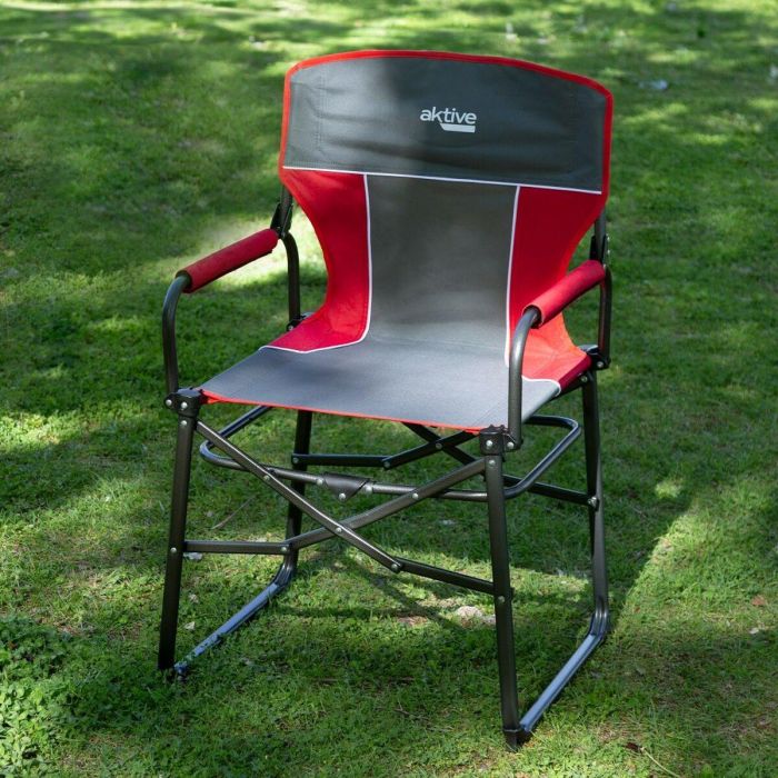 Silla de Camping Plegable Aktive 54 x 92 x 49 cm (2 Unidades) 4 Silla de Camping Plegable Aktive 54 x 92 x 49 cm (2 Unidades) 4