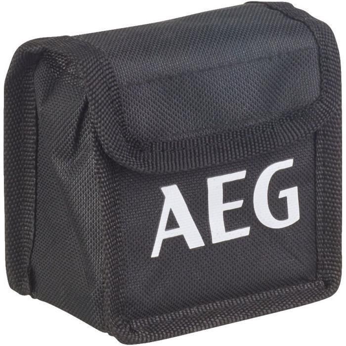 Medición láser AEG CLG220-B, alcance 20 m, láser verde, 2 líneas, con 1 adaptador, 2 pilas AA, 1 bolsa de almacenamiento, tira de velcro 2