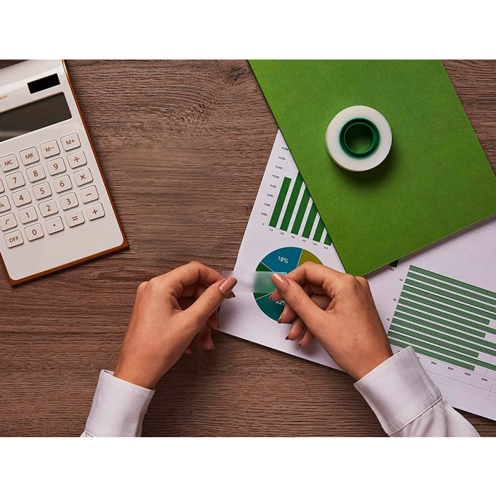 Q-connect Cinta Adhesiva Invisible 33 mt x 19 mm Pack 8 Unidades 3