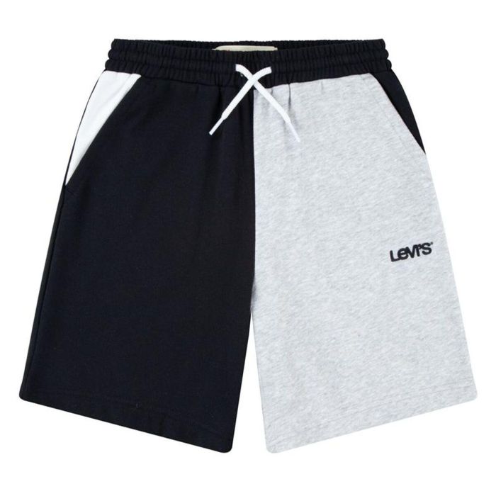 Pantalones Cortos Deportivos para Niños Levi's French Terr 63396 Bicolor Negro 0 Pantalones Cortos Deportivos para Niños Levi's French Terr 63396 Bicolor Negro 0