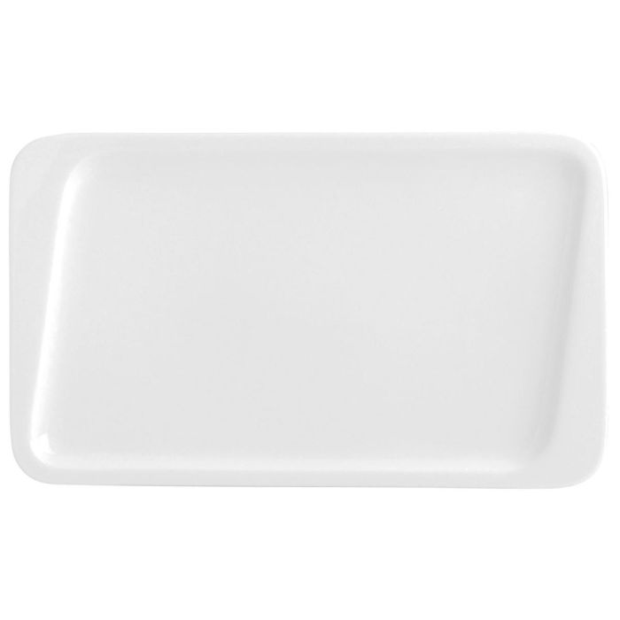 Plato Aperitivo Porcelana Chef Quid 25x15 cm (6 Unidades)