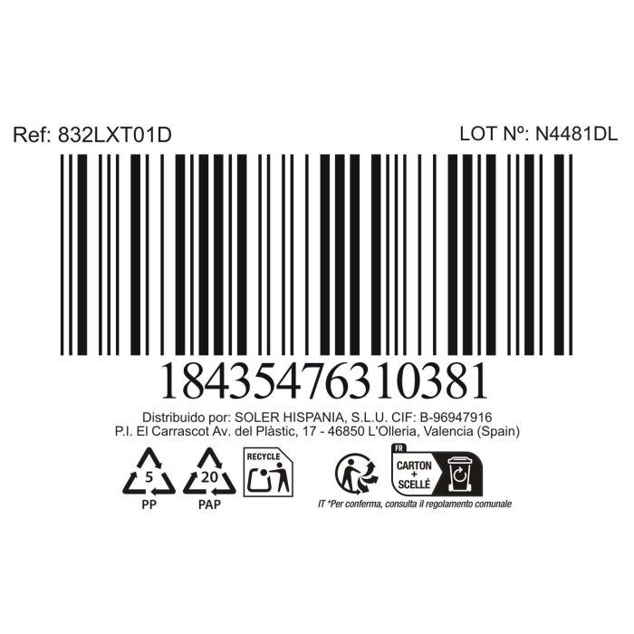 La Mediterranea Vaso Sidari 270 cc Transparente para Agua o Refresco, 8 x 8 x 10.2 cm (Pack de 6 Unidades) (48 Unidades) 8