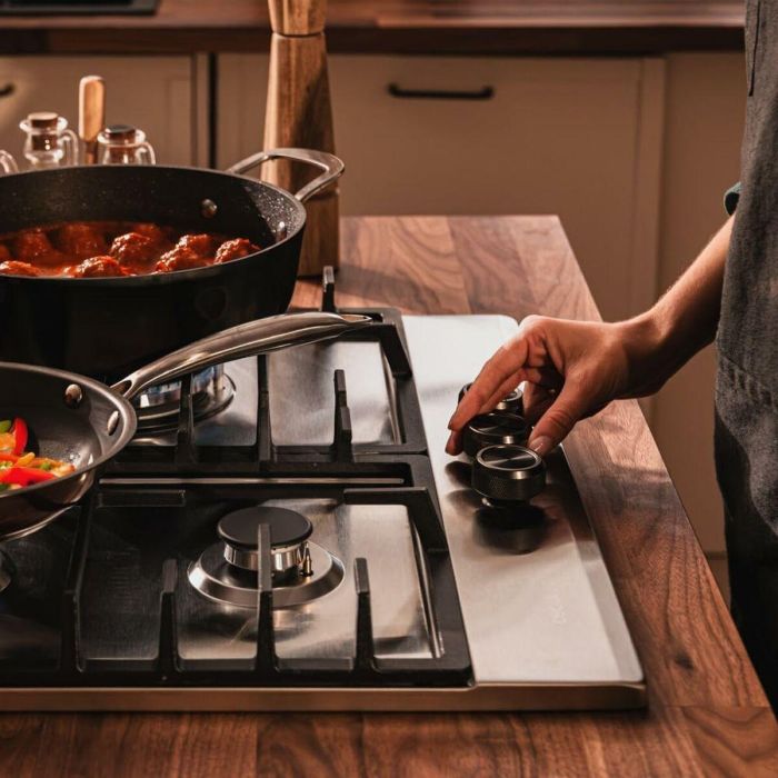 Placa de Gas Cecotec Bolero Squad G 3200F Inox 6250 W 58 x 50 cm 3 Placa de Gas Cecotec Bolero Squad G 3200F Inox 6250 W 58 x 50 cm 3