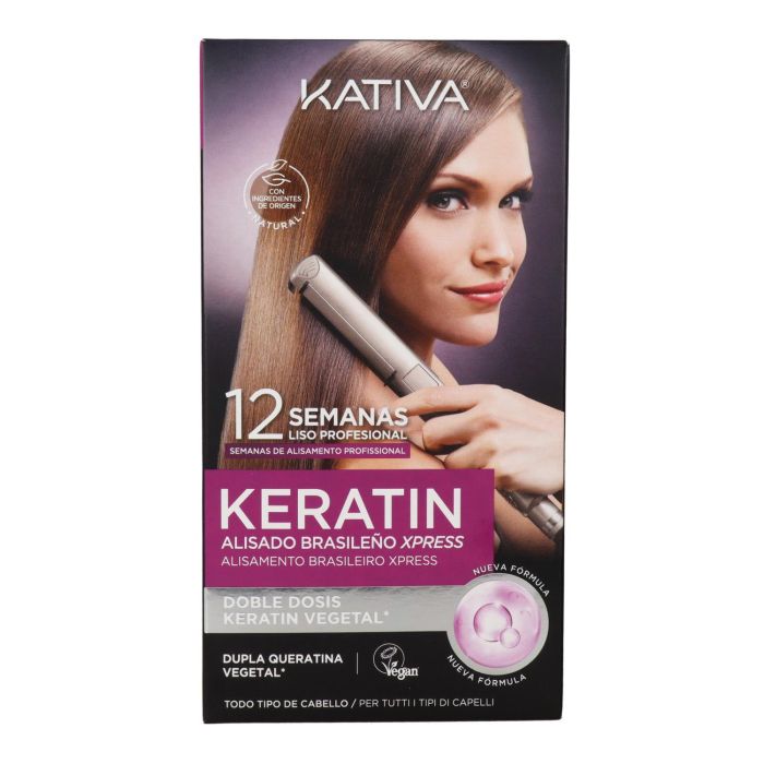 Kativa Keratin Alisado Brasileño Express Kit Doble Dosis 150 ml