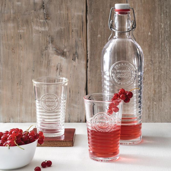 Bormioli Rocco Vaso Alto de Vidrio Officina Transparente 32,5 cL Pack de 6 - Apto Lavavajillas, Fabricado en Italia 2