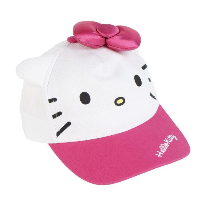 Gorra visera curva aplicaciones hello kitty talla 53 cm Gorra visera curva aplicaciones hello kitty talla 53 cm
