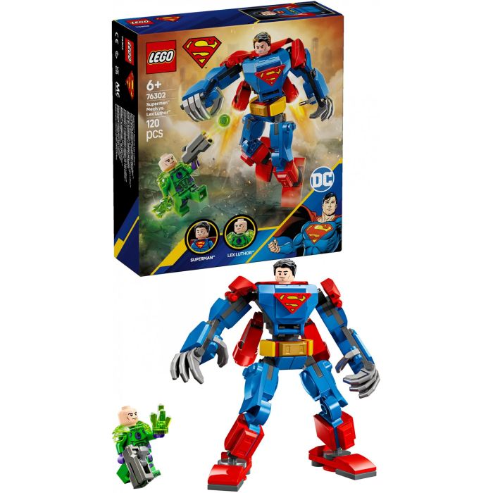 Lego Juego de Construcción Armadura Robótica de Superman vs. Lex Luthor. Set Temático Marvel para Niños +6 Años 2 Lego Juego de Construcción Armadura Robótica de Superman vs. Lex Luthor. Set Temático Marvel para Niños +6 Años 2