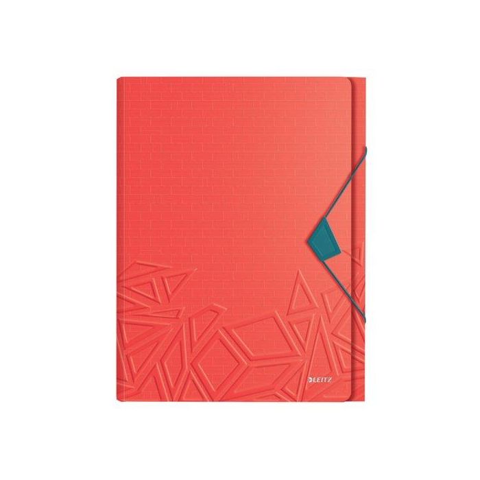 Clasificador Acordeon Leitz Urban Chic Pp A4 6 Separad. Rojo 5 unidades