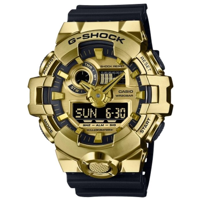 Reloj Hombre Casio G-Shock GM-700G-9AER Negro Dorado