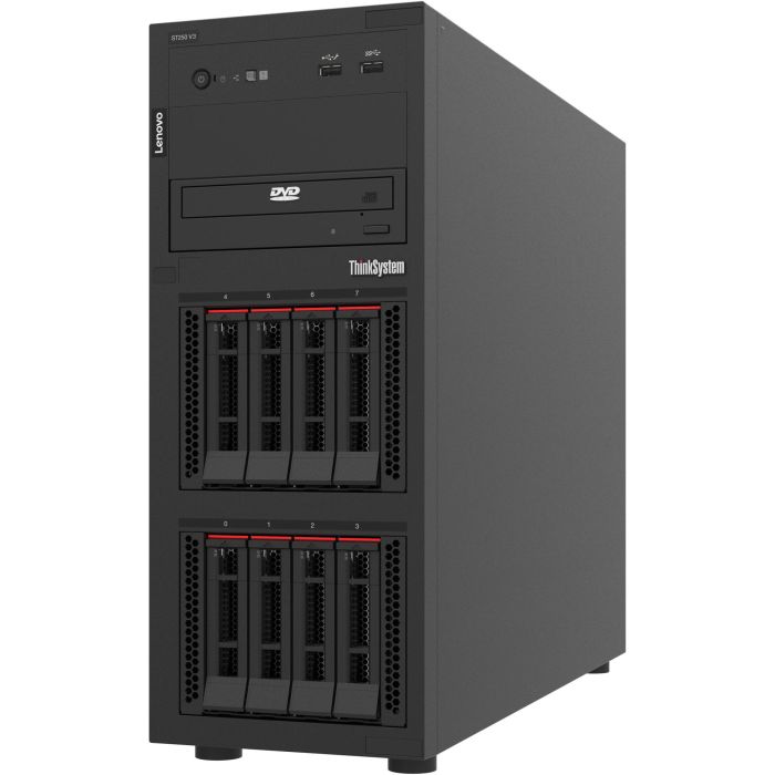 Server Lenovo ISG Thinksystem ST250 V3 1xIntel Xeon 6353P 8C 2.7GHz 65W 1x16GB 1Rx8 SW RD 2x800W 1 Server Lenovo ISG Thinksystem ST250 V3 1xIntel Xeon 6353P 8C 2.7GHz 65W 1x16GB 1Rx8 SW RD 2x800W 1